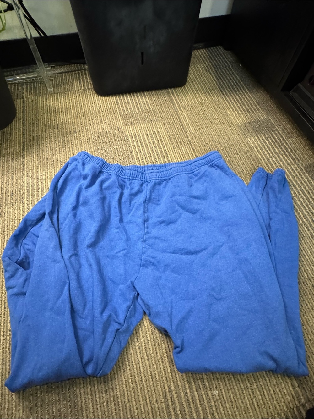 Athletic Works Men's Royal Blue Elastic Waist Sweatpants